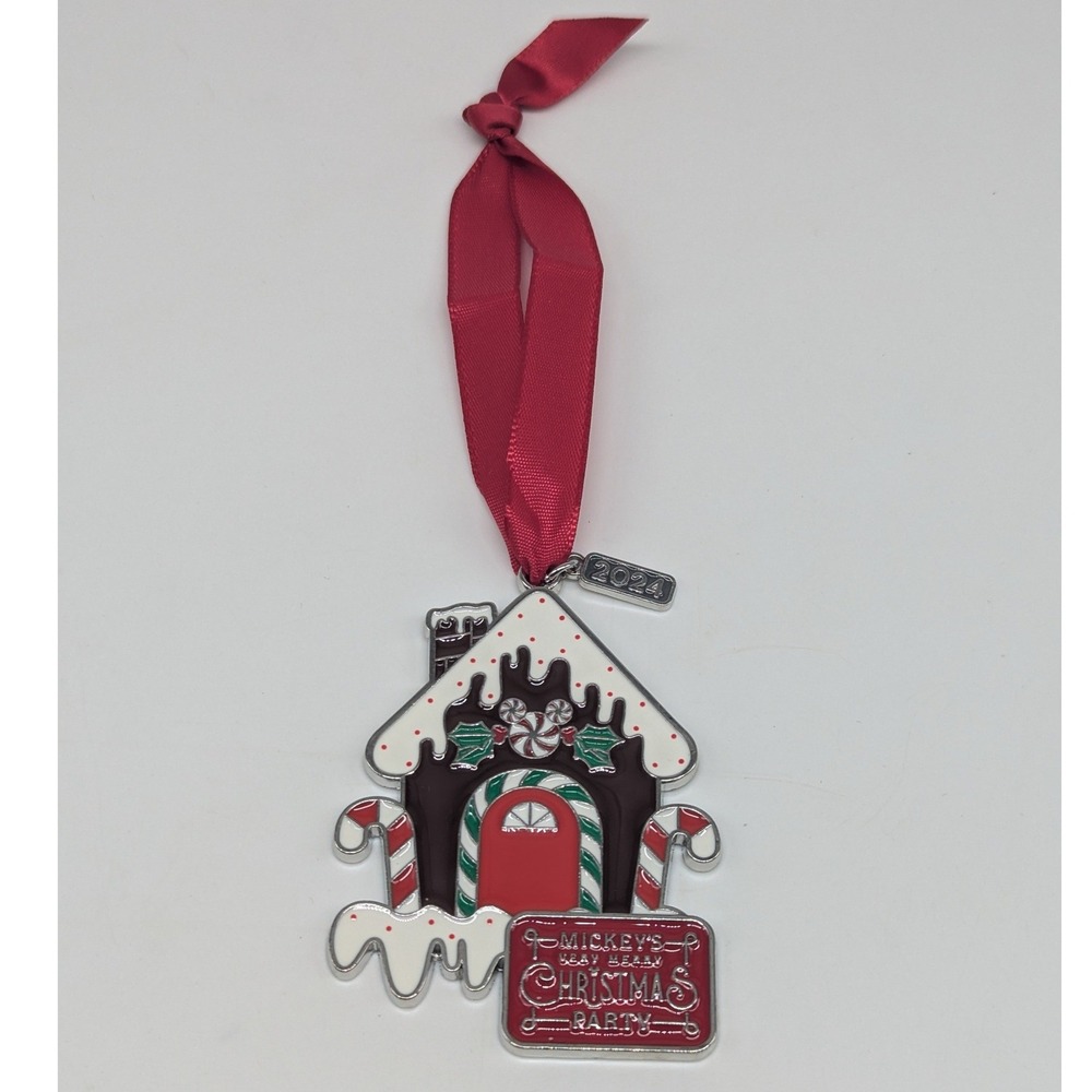 Walt Disney World Ornament Mickeys Very Merry Christmas Party 2024 MVMCP Holiday